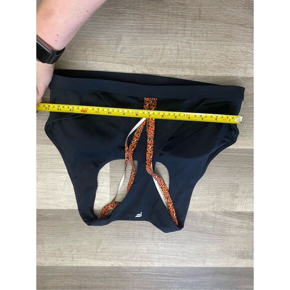 Fabletics | Black w/ Leo Straps Kessler Sports Bra | Large, MSRP $60 - Picture 3 of 8